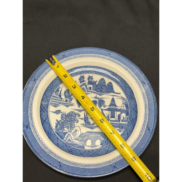 Vintage Woods Ware Blue and White Canton Pattern Dish Set – England - Picture 8 of 13